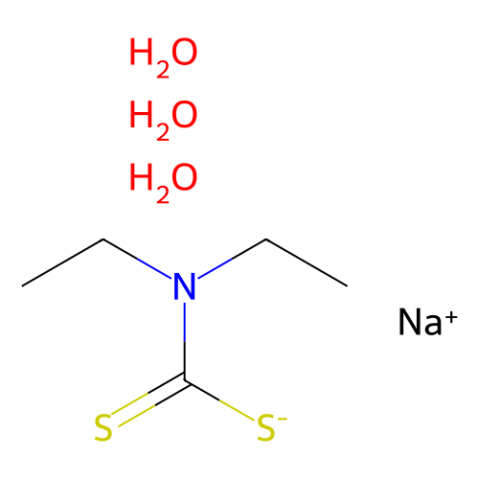 二乙基二硫代氨基甲酸钠 三水合物,Sodium diethyldithiocarbamate trihydrate