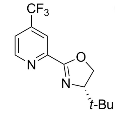 2-[(4S)-4-叔丁基-4,5-二氢-2-恶唑基]-4-三氟甲基吡啶,2-[(4S)-4-tert-Butyl-4,5-dihydro-2-oxazolyl]-4-(trifluoromethyl)pyridine