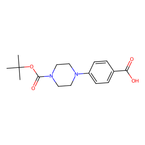 4-(4-羧基苯基)哌嗪-1-羧酸叔丁酯,4-(4-(tert-Butoxycarbonyl)piperazin-1-yl)benzoic acid