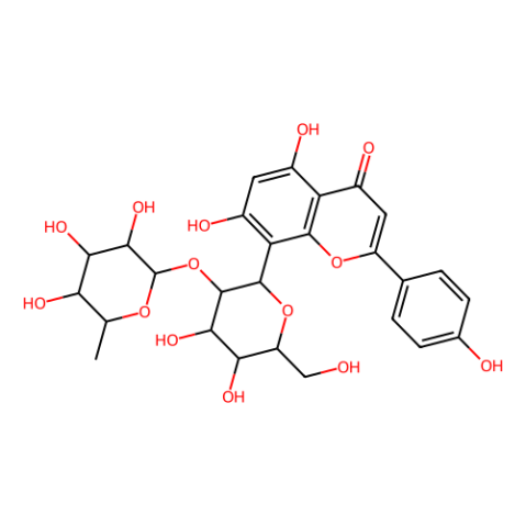牡荆素鼠李糖苷,Vitexin-2-O-rhamnoside