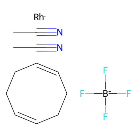 二(乙腈)(1,5-環(huán)辛二烯)四氟硼酸銠(I),Bis(acetonitrile)(1,5-cyclooctadiene)rhodium(I)tetrafluoroborate