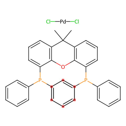 二氯[9,9-二甲基-4,5-双(二苯基膦)氧杂蒽]钯(II),Dichloro[9,9-dimethyl-4,5-bis(diphenylphosphino)xanthene]palladium(II)