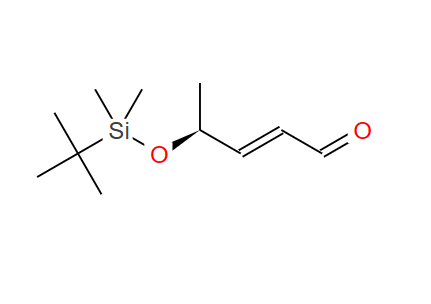 (2E,4S)-4-叔丁基二甲基硅氧-2-烯庚醛,(2E,4S)-4-{[Dimethyl(2-methyl-2-propanyl)silyl]oxy}-2-pentenal