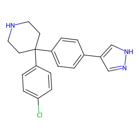 4-(4-氯苯基)-4-[4-(1H-吡唑-4-基)苯基]哌啶(AT7867),AT7867