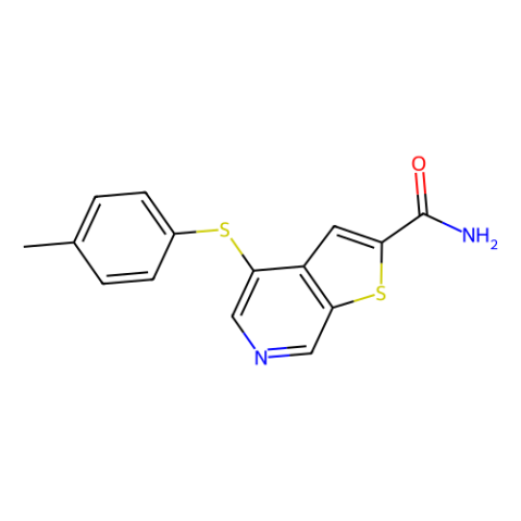 4-(p-甲苯基硫)噻吩并[2,3-c]吡啶-2-甲酰胺,A-205804