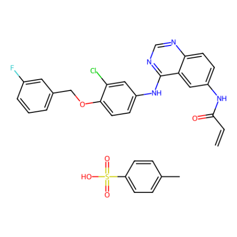 N-[4-[[3-氯-4-[(3-氟苯基)甲氧基]苯基]氨基]-6-喹唑啉基]-2-丙烯酰胺對甲苯磺酸鹽,Allitinib (AST-1306)