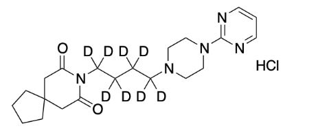 鹽酸丁螺環(huán)酮-d8,Buspirone-d8 Hydrochloride