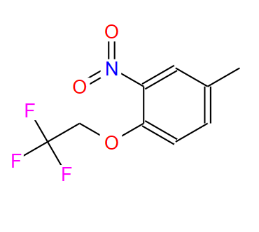 5-甲基-2-（2,2,2-三氟乙氧基）硝基苯,5-methyl-2-(2,2,2-trifluoroethoxy)nitrobenzene