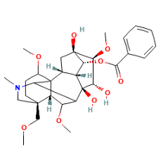 苯甲酰次乌头碱,Benzoylhypaconine