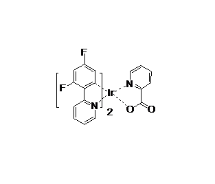 二(4,6-二氟苯基吡啶-C2,N)吡啶甲酰合铱,Bis[2-(4,6-difluorophenyl)pyridinato-C2,N](picolinato)iridium(III)