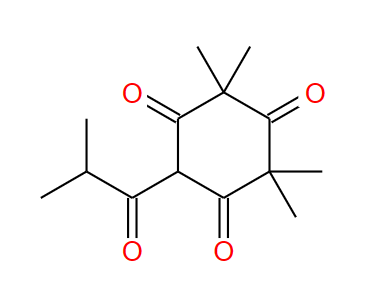 四甲基异丁酰基环己三酮,2,2,4,4-Tetramethyl-6-(2-methyl-1-oxopropyl)-1,3,5-cyclohexanetrione