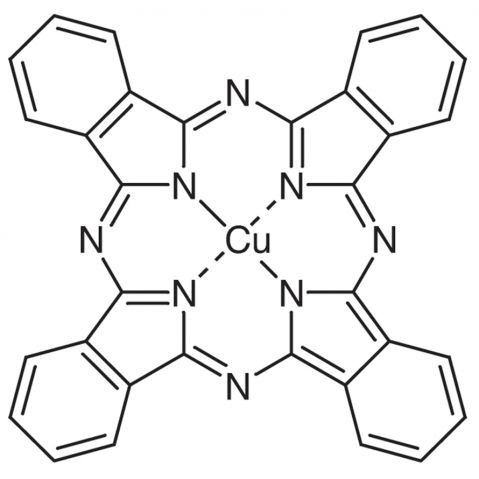 酞菁铜(II),Copper(II) phthalocyanine