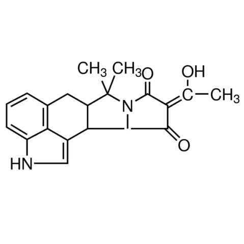 环盐酸吗甲吡嗪酸 来源于圆弧青霉菌,Cyclopiazonic acid from Penicillium grisefulvum