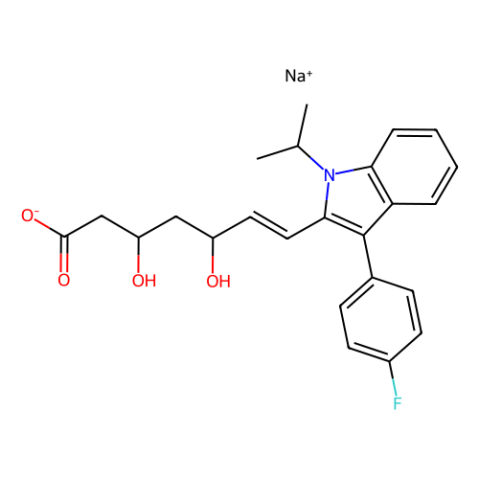 氟伐他汀钠 水合物,Fluvastatin (XU-62-320) Sodium