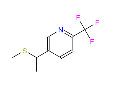 5-(1-(甲硫基)乙基)-2-(三氟甲基)吡啶,5-[1-(Methylthio)ethyl]-2-trifluoromethylpyridine