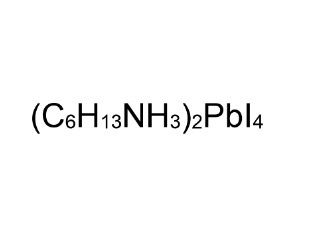 己胺铅碘,Hexylammonium Lead Iodide