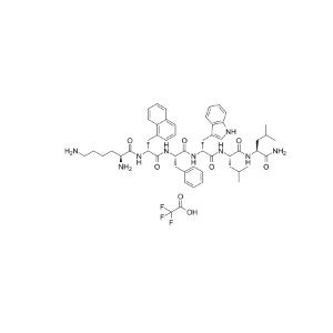 K-(D-1-Nal)-FwLL-NH2,生长素释放肽受体反向激动剂 TFA 盐,K-(D-1-Nal)-FwLL-NH2 TFA salt