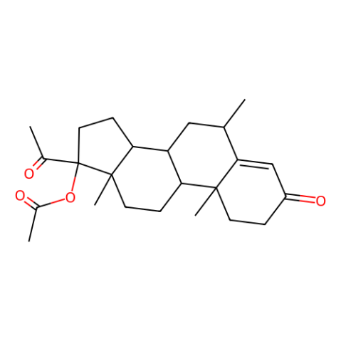 醋酸甲羟孕酮,Medroxyprogesterone acetate (NSC-26386)