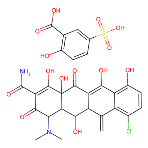 甲环素磺基水杨酸盐,Meclocycline Sulfosalicylate Salt