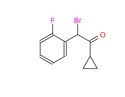 2-溴-2-(2-氟苯基)-1-环丙基乙酮,2-Bromo-2-(2-fluorophenyl)-1-cyclopropylethanone