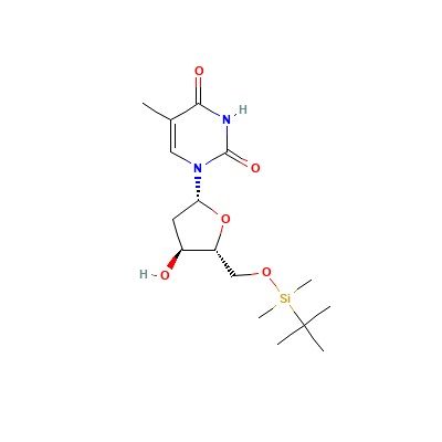 5'-O-叔丁基二甲基甲硅烷基胸苷,5′-O-tert-Butyldimethylsilylthymidine