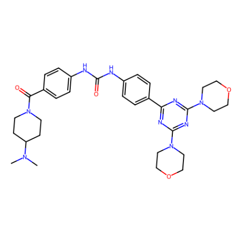 Gedatolisib (PF-05212384, PKI-587),双重PI 3-K / mTOR抑制剂,Gedatolisib (PF-05212384, PKI-587)