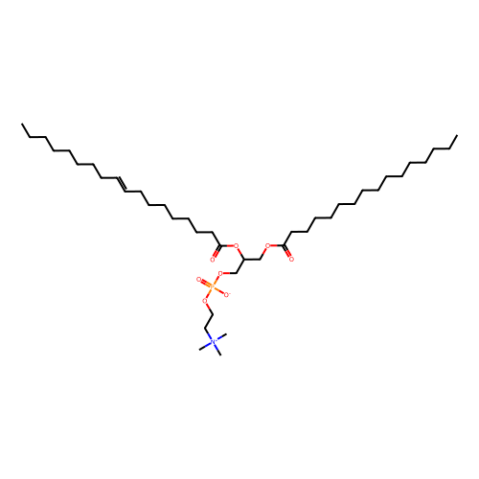 1-棕榈酰基-2-油酰基-sn-甘油-3-磷酸胆碱,1-palmitoyl-2-oleoyl-sn-glycero-3-phosphocholine