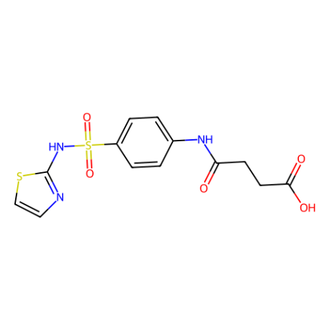 琥珀?；前粪邕?Succinylsulfathiazole