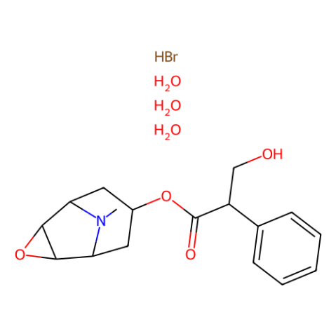 (-)-东莨菪碱 氢溴酸盐 三水合物,(-)-Scopolamine hydrobromide trihydrate