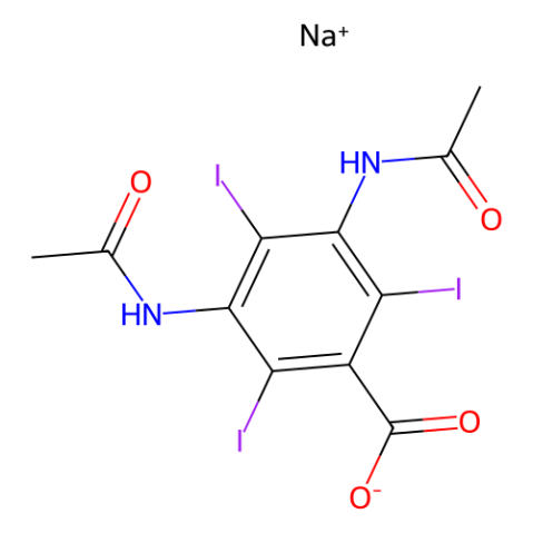 泛影酸鈉 水合物,Sodium diatrizoate hydrate