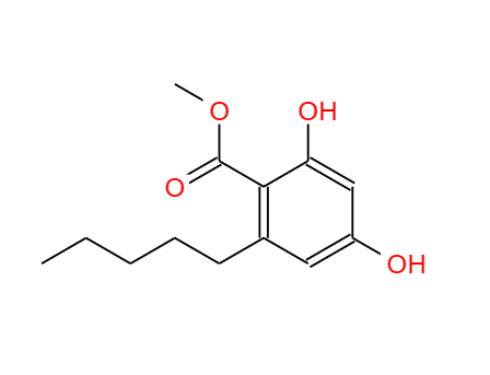 2,4-二羟基-6-戊基苯甲酸甲酯,methyl 2,4-dihydroxy-6-pentylbenzoate