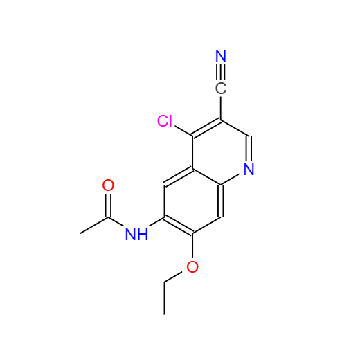 N-(4-氯-3-氰基-7-乙氧基喹啉-6-基)乙酰胺,n-(4-Chloro-3-cyano-7-ethoxy-6-quinolinyl) acetaMide