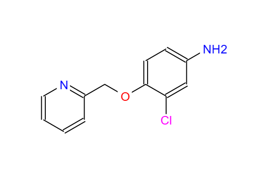 [3-氯-4-(吡啶-2-甲氧基)苯基]甲胺,3-chloro-4-(pyridin-3-ylMethoxy)aniline