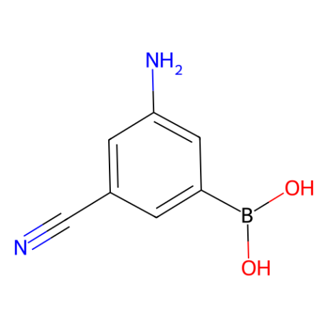 3-氨基-5-氰基苯基硼酸（含有数量不等的酸酐）,3-Amino-5-cyanophenylboronic acid（contains varying amounts of Anhydride）
