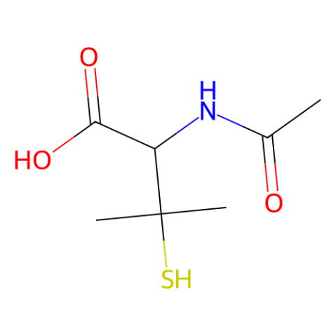 2-（乙酰氨基）-3-巯基-3-甲基丁酸,2-(acetylamino)-3-mercapto-3-methylbutanoic acid