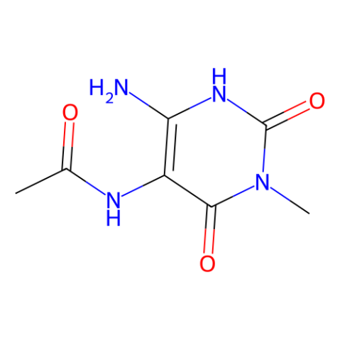 5-乙酰氨基-6-氨基-3-甲基尿嘧啶-(环-13C?,1?N?, 氨基-1?N),5-Acetylamino-6-amino-3-methyluracil-(ring-13C?,1?N?, amino-1?N)