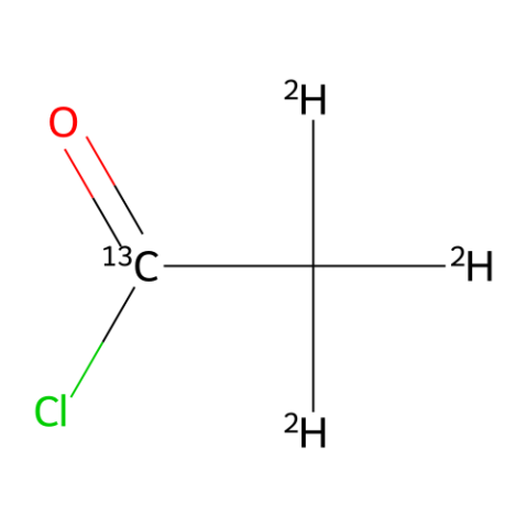 乙酰氯-1-13C,d?,Acetyl chloride-1-13C,d?