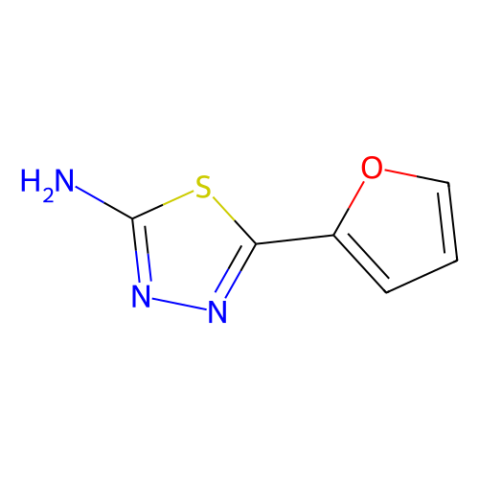 2-氨基-5-(2-呋喃基)-1,3,4-噻二唑,2-amino-5-(2-furyl)-1,3,4-thiadiazole