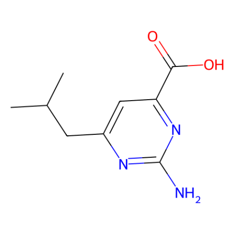 2-氨基-6-異丁基嘧啶-4-羧酸,2-Amino-6-isobutylpyrimidine-4-carboxylic acid