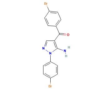 (5-氨基-1-(4-溴苯基)-1H-吡唑-4-基)(4-溴苯基)甲酮,(5-Amino-1-(4-bromophenyl)-1H-pyrazol-4-yl)(4-bromophenyl)methanone