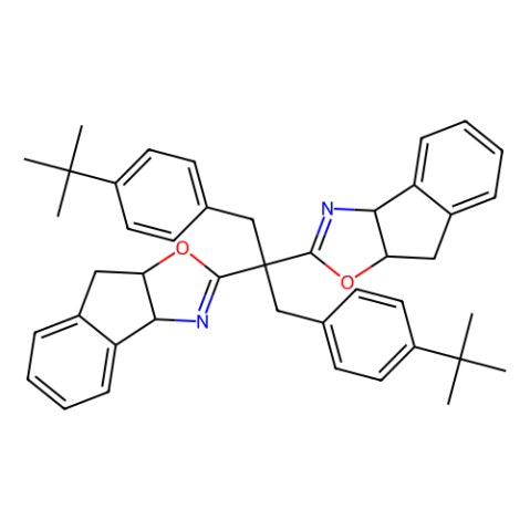 (3aS,3a'S,8aR,8a'R)-2,2'-(1,3-双(4-(叔丁基)苯基)丙烷-2,2-二基)双(3a,8a-二氢-8H-茚并[1,2-d]恶唑),(3aS,3a'S,8aR,8a'R)-2,2'-(1,3-Bis(4-(tert-butyl)phenyl)propane-2,2-diyl)bis(3a,8a-dihydro-8H-indeno[1,2-d]oxazole)(97%)