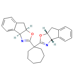 (3aS,3'aS,8aR,8'aR)-2,2'-亚环己基双[3a,8a-二氢-二氢-8H-茚并[1,2-d]噁唑,(3aS,3'aS,8aR,8'aR)-2,2'-Cyclohexylidenebis[3a,8a-dihydro-dihydro-8H-indeno[1,2-d]oxazole