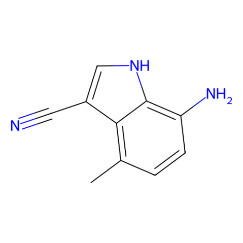 7-氨基-4-甲基-1H-吲哚-3-甲腈,7-Amino-4-methyl-1H-indole-3-carbonitrile