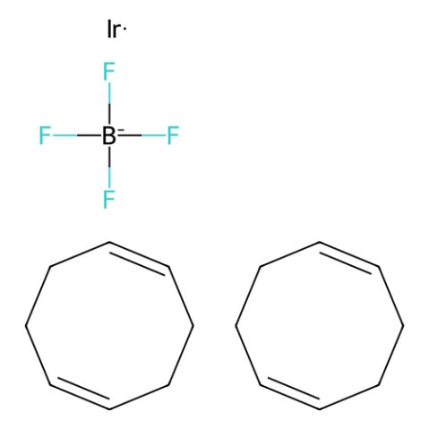 双(1,5-环辛二烯)四氟硼酸铱(I),Bis(1,5-cyclooctadiene)iridium(I) tetrafluoroborate