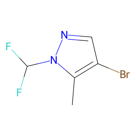 4-溴-1-(二氟甲基)-5-甲基-1H-吡唑,4-Bromo-1-(difluoromethyl)-5-methyl-1H-pyrazole