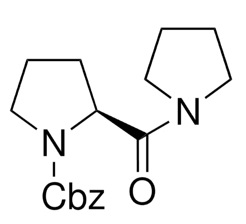 (S)-(-)-2-(1-吡咯烷基羰基)-1-吡咯烷羧酸苄酯,Benzyl (S)-(-)-2-(1-pyrrolidinylcarbonyl)-1-pyrrolidinecarboxylate