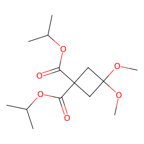 1,1-双(丙-2-基)3,3-二甲氧基环丁烷-1,1-二羧酸酯,1,1-bis(propan-2-yl) 3,3-dimethoxycyclobutane-1,1-dicarboxylate