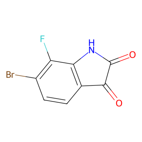 6-溴-7-氟-2,3-二氢-1H-吲哚-2,3-二酮,6-bromo-7-fluoro-2,3-dihydro-1H-indole-2,3-dione