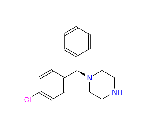 R(-)-1-[(4-氯苯基)苯甲基]哌嗪,(R)-(-)-1-[(4-chlorophenyl)phenmethyl]piperazine