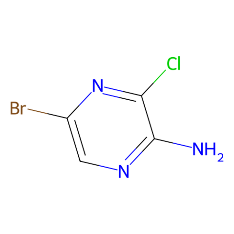 5-溴-3-氯吡嗪-2-胺,5-bromo-3-chloropyrazin-2-amine